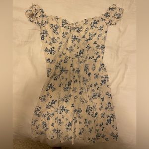 REFORMATION FLORAL MINI DRESS